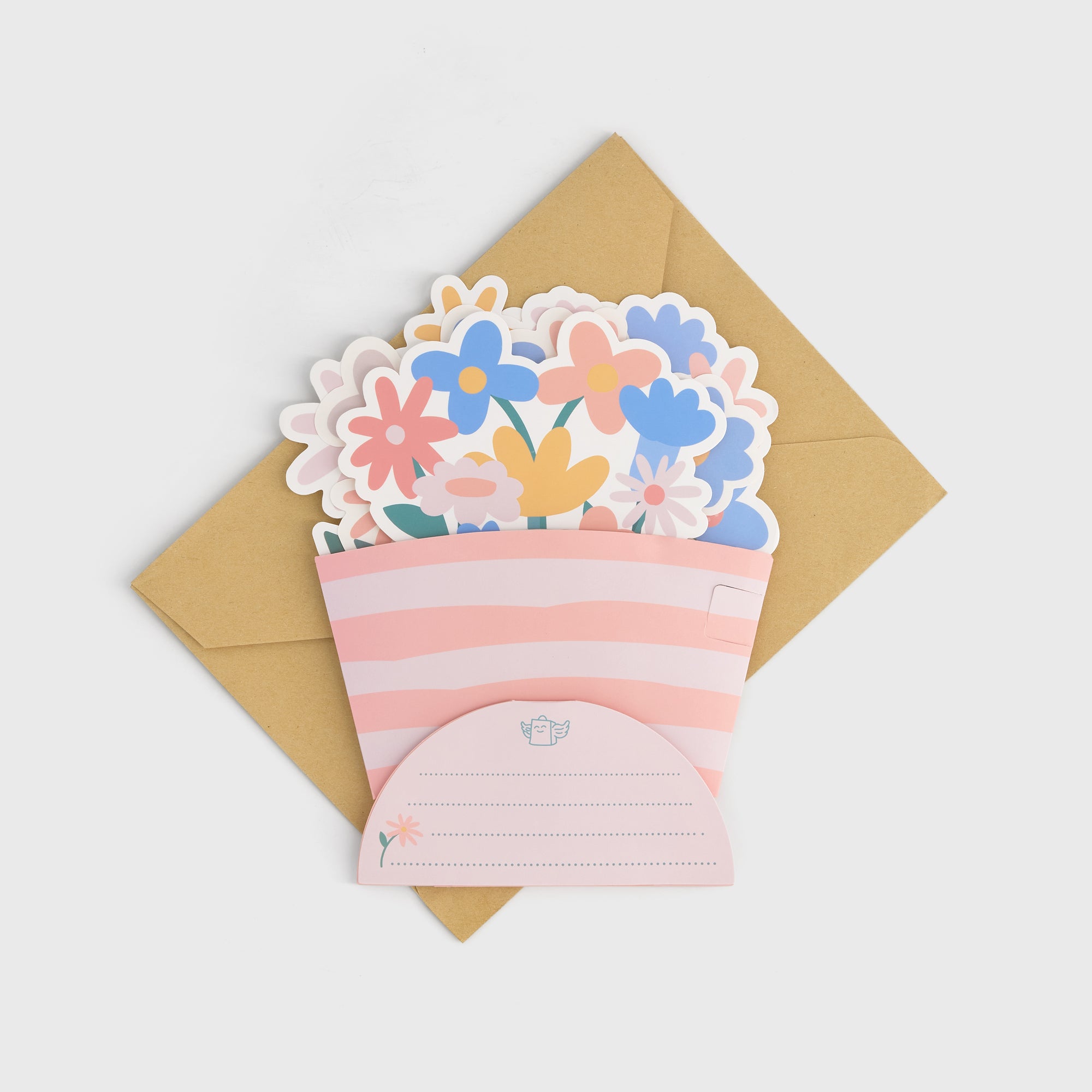Tarjeta ramo de flores - You deserve an entire garden. Mum, I love you!