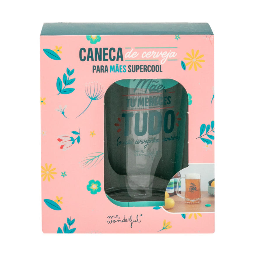 Lata de cerveja - Mãe, você merece tudo (e essa cerveja também) 