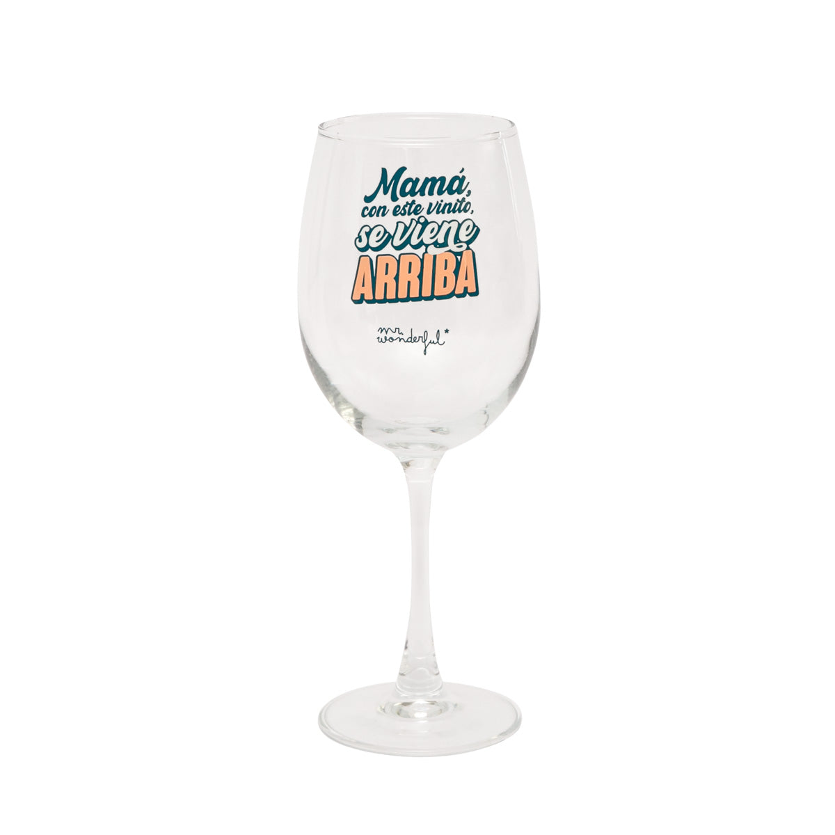 Set de copa de vino + taza para esas madres que van siempre a tope... de alegría.