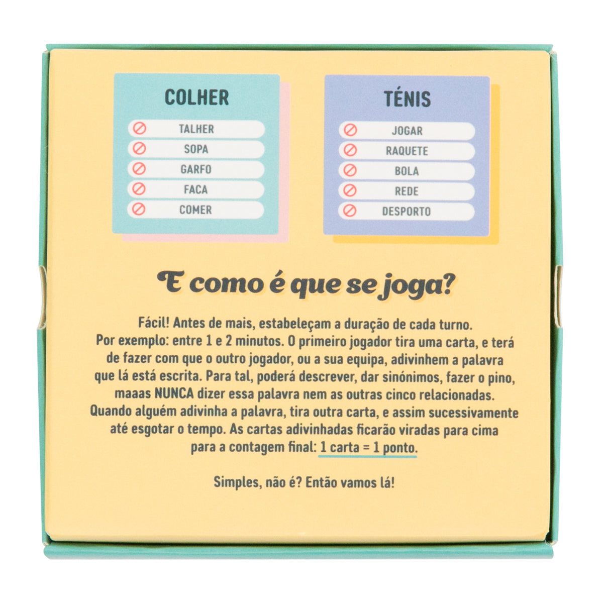 Jogo de cartas - Como ele te contou isso... 