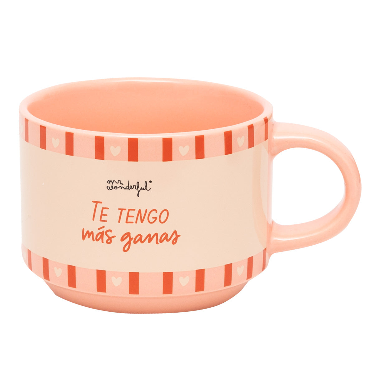 Set de 2 tazas apilables - Te tengo más ganas que al café de las mañanas