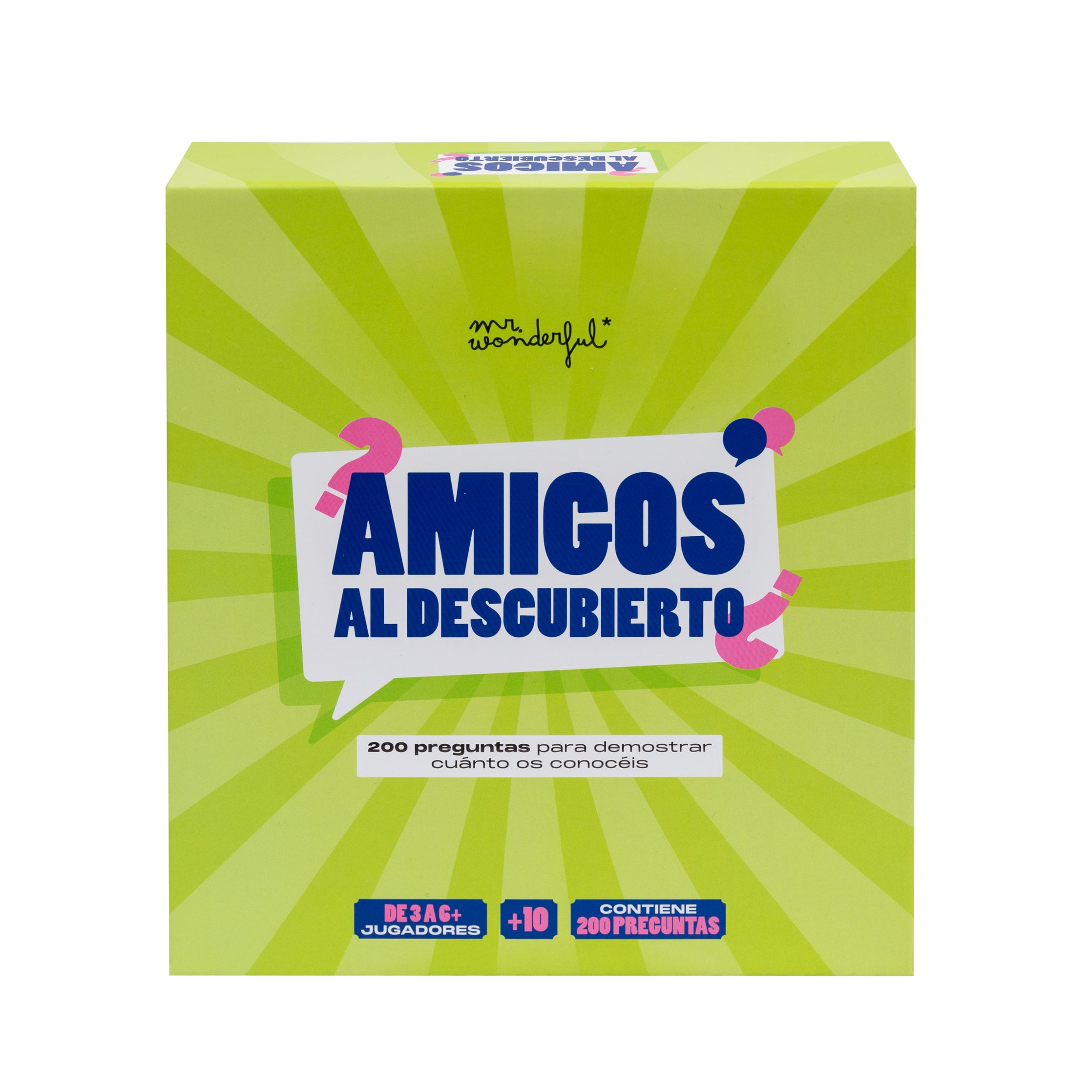 Juego de cartas - Amigos al descubierto