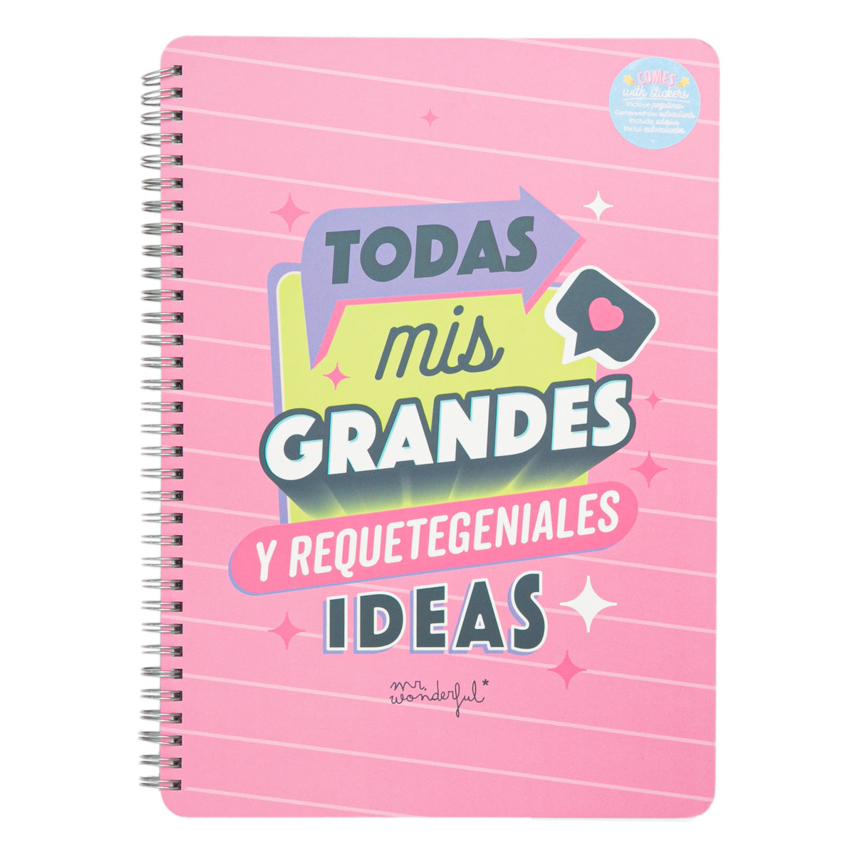 Libreta A4 - Todas mis grandes y requetegeniales ideas