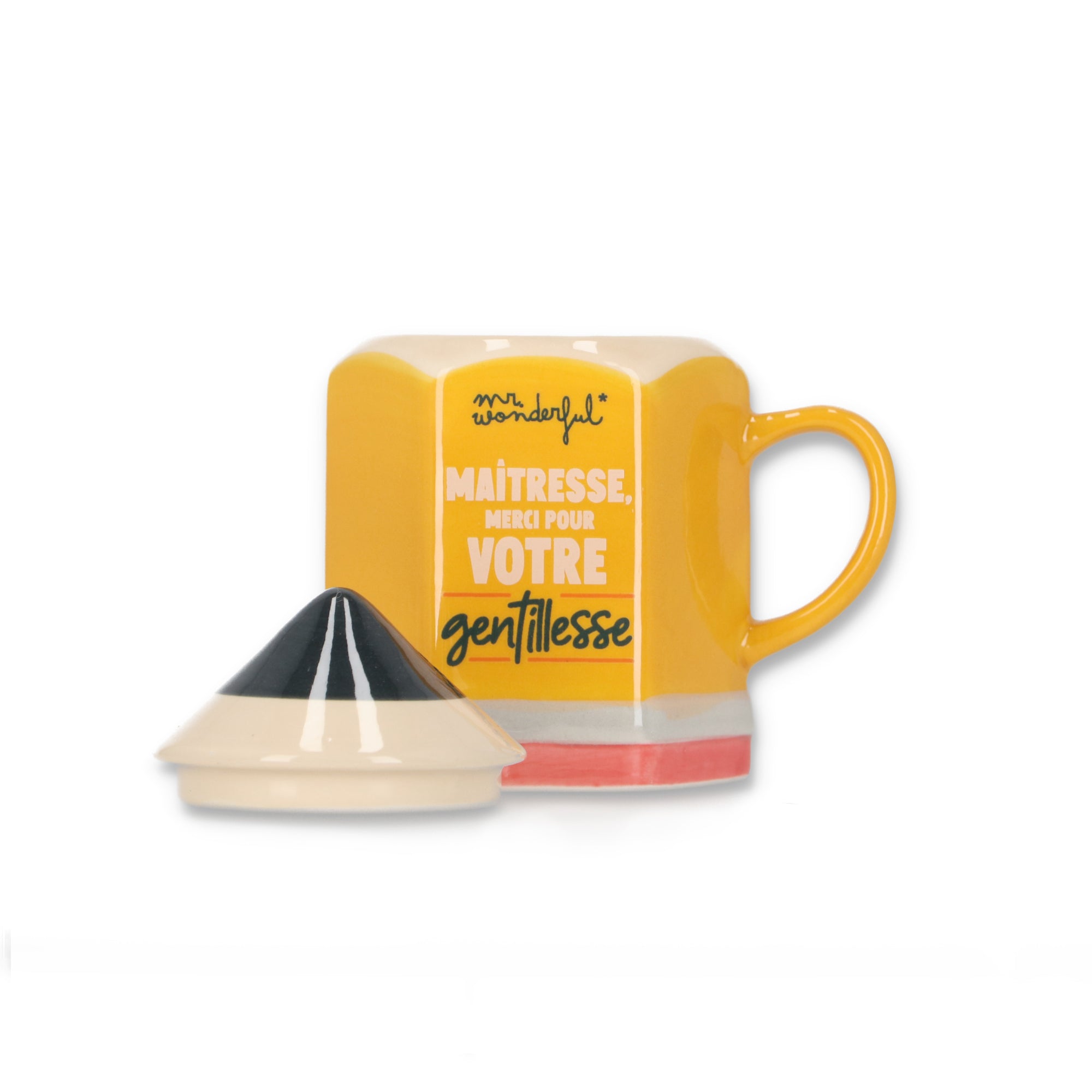 Mug 3D - Maîtresse, merci pour votre gentilesse 