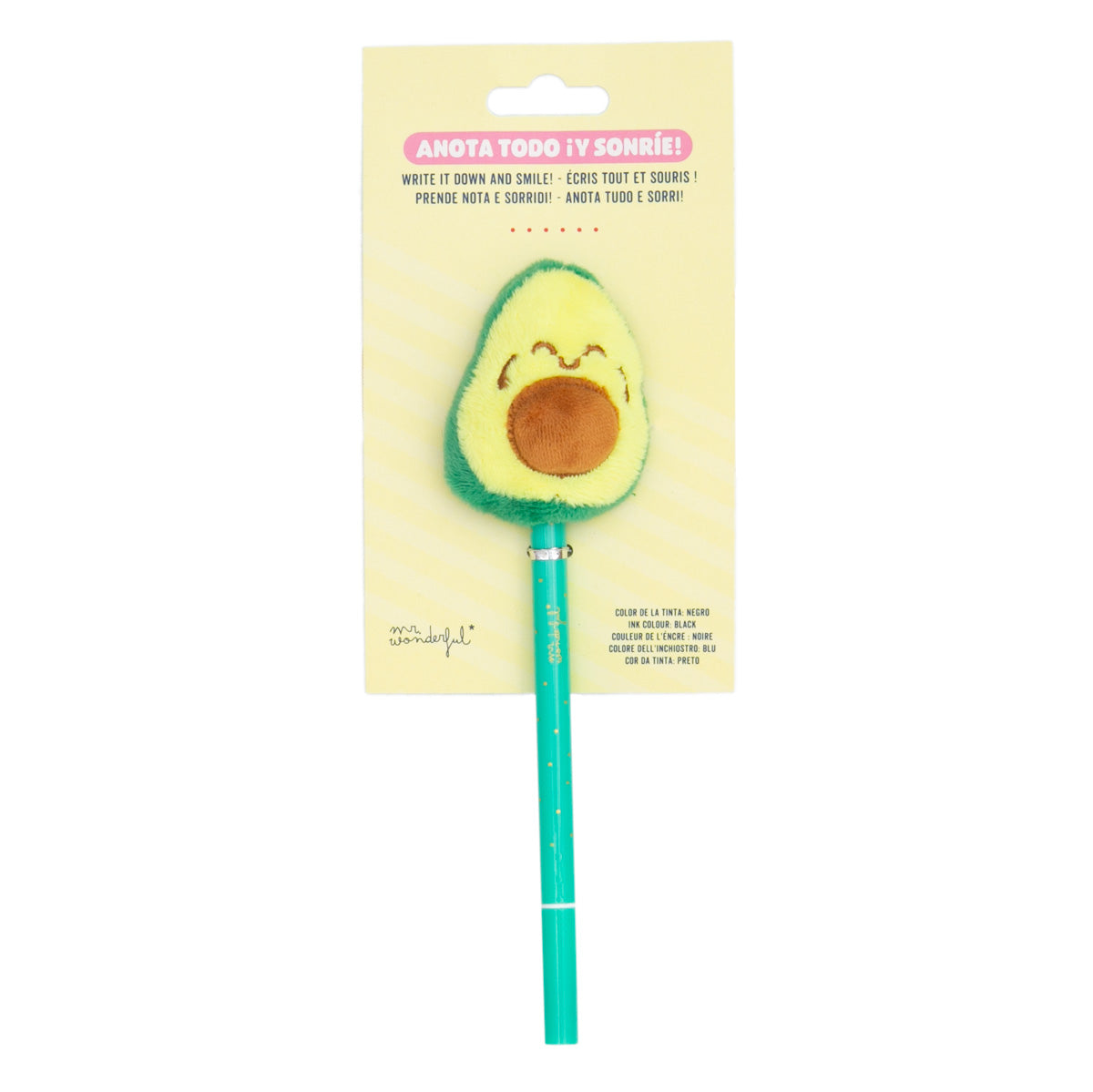 Stylo avec peluche - Avocat