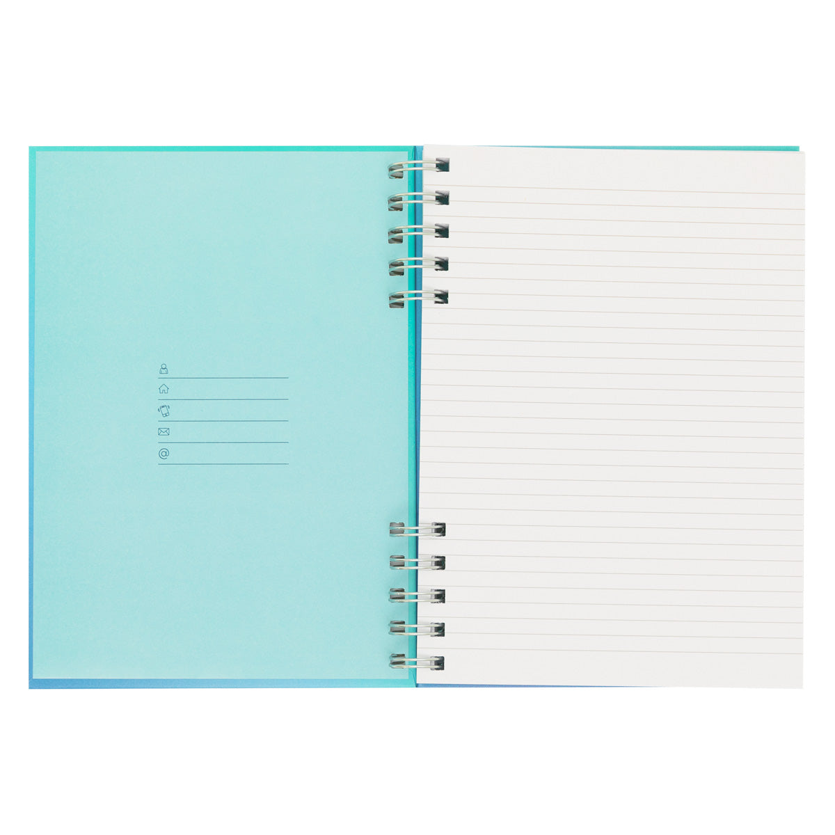 Quaderno A5 blu - Tutti gli obiettivi che raggiungerò