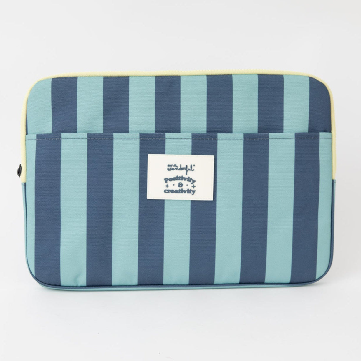 Funda de portátil 13-14" con mensaje Mr. Wonderful - Positivity & creativity