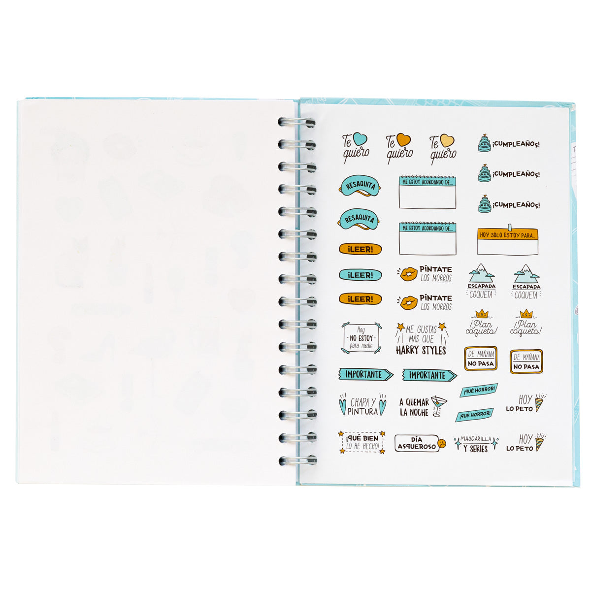 Planificador semanal Beta Coqueta + Mr. Wonderful