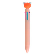 Multi-coloured pen to note down epic plans - Panda pink