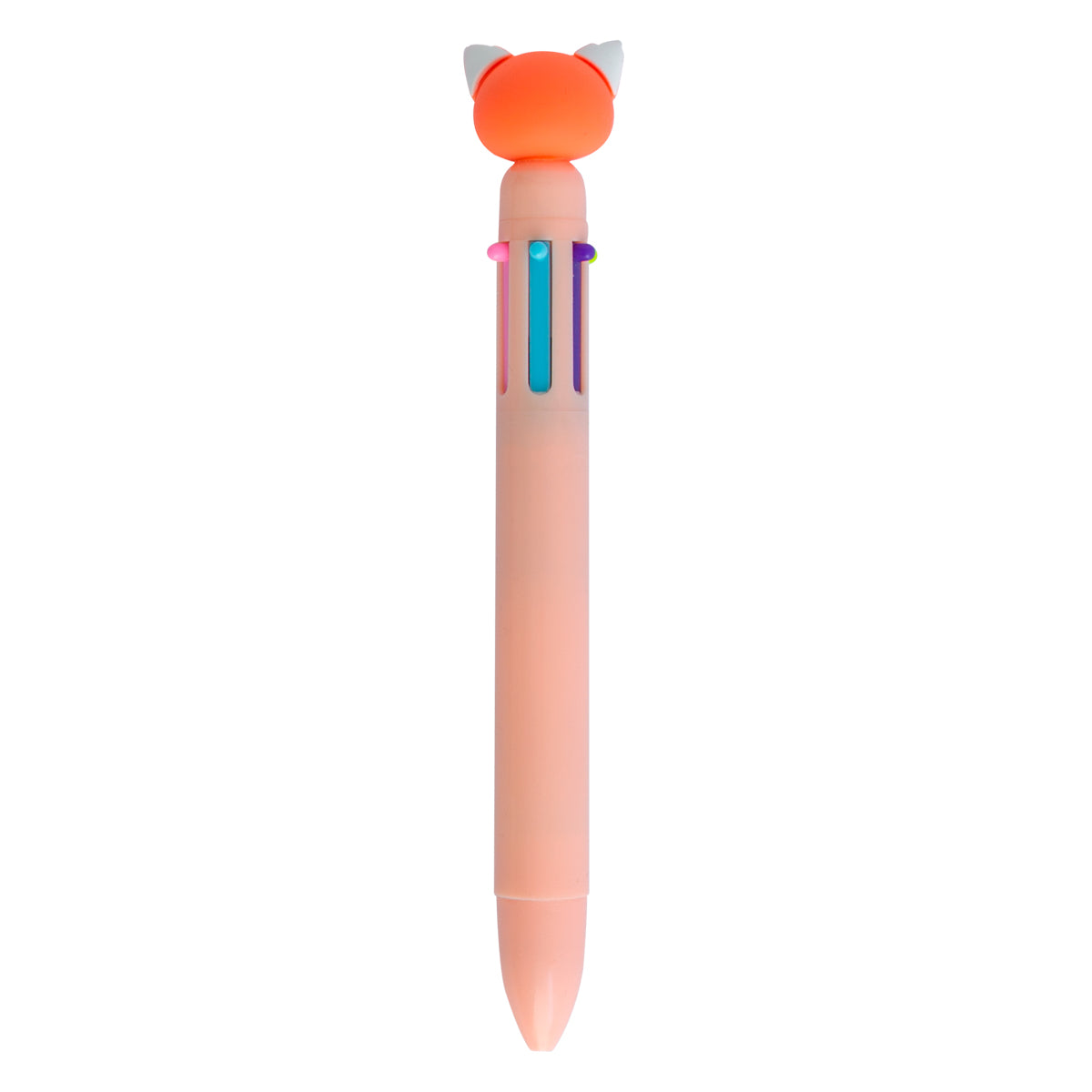 Multi-coloured pen to note down epic plans - Panda pink