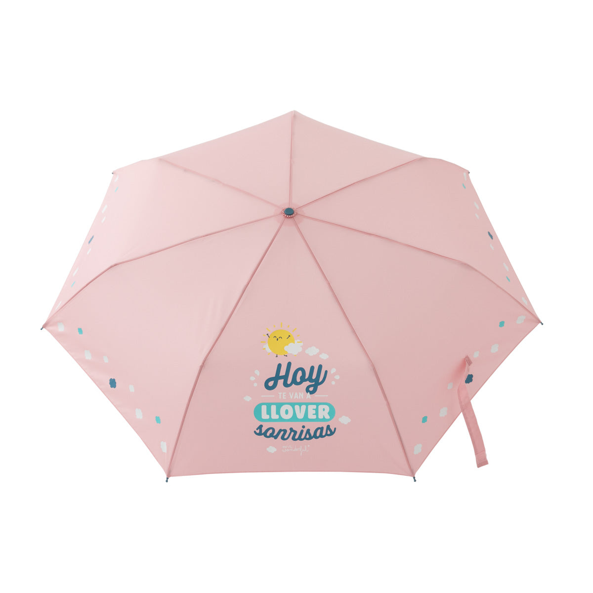Parapluie moyen - Les sourires pleuvront sur vous aujourd'hui