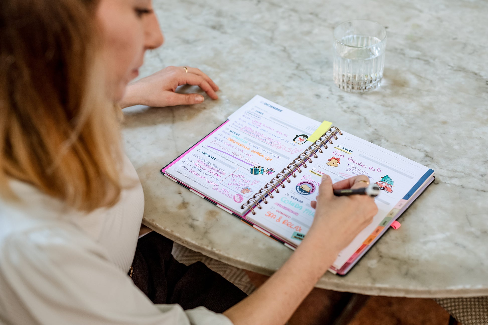 Interior agenda Mr Wonderful yo empiezo y ya veremos