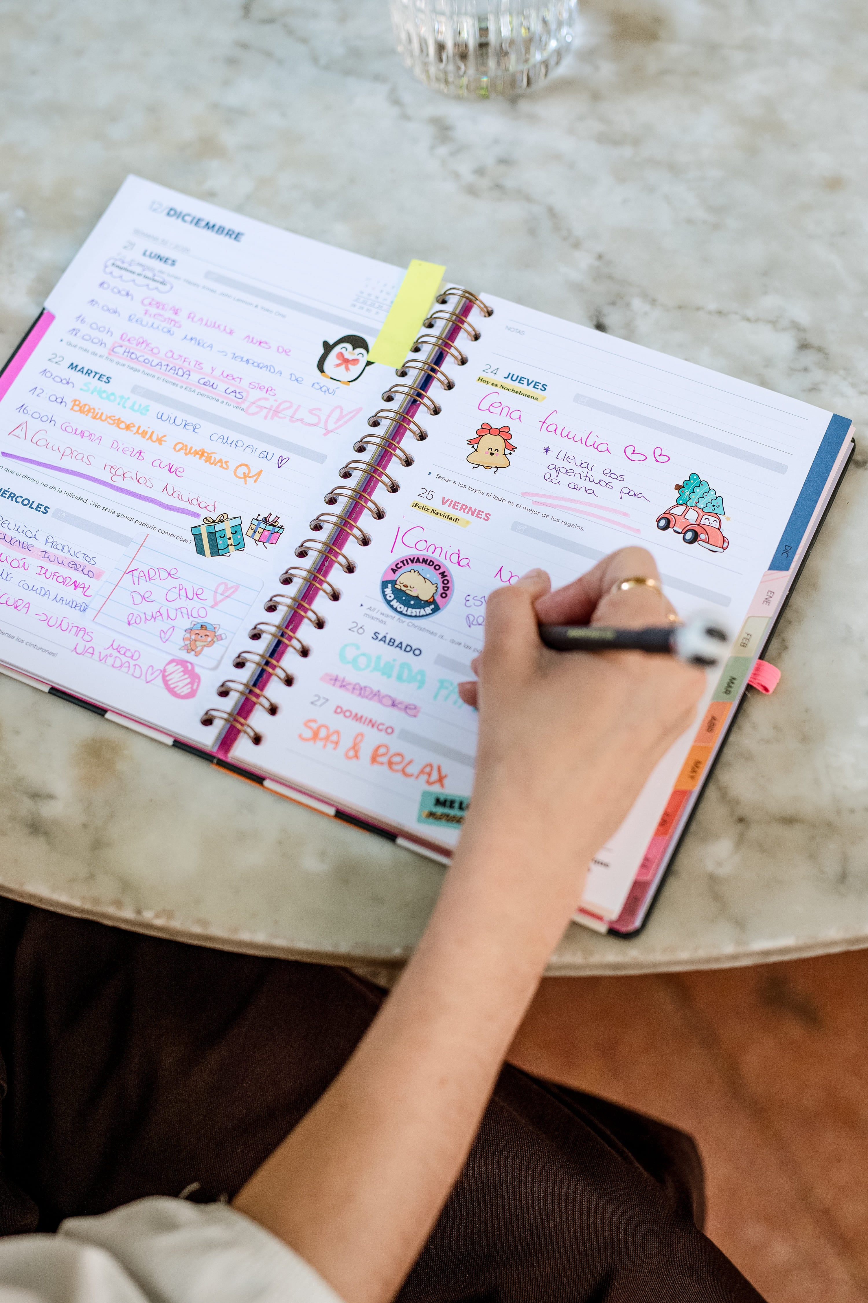Agenda mr wonderful vista semanal