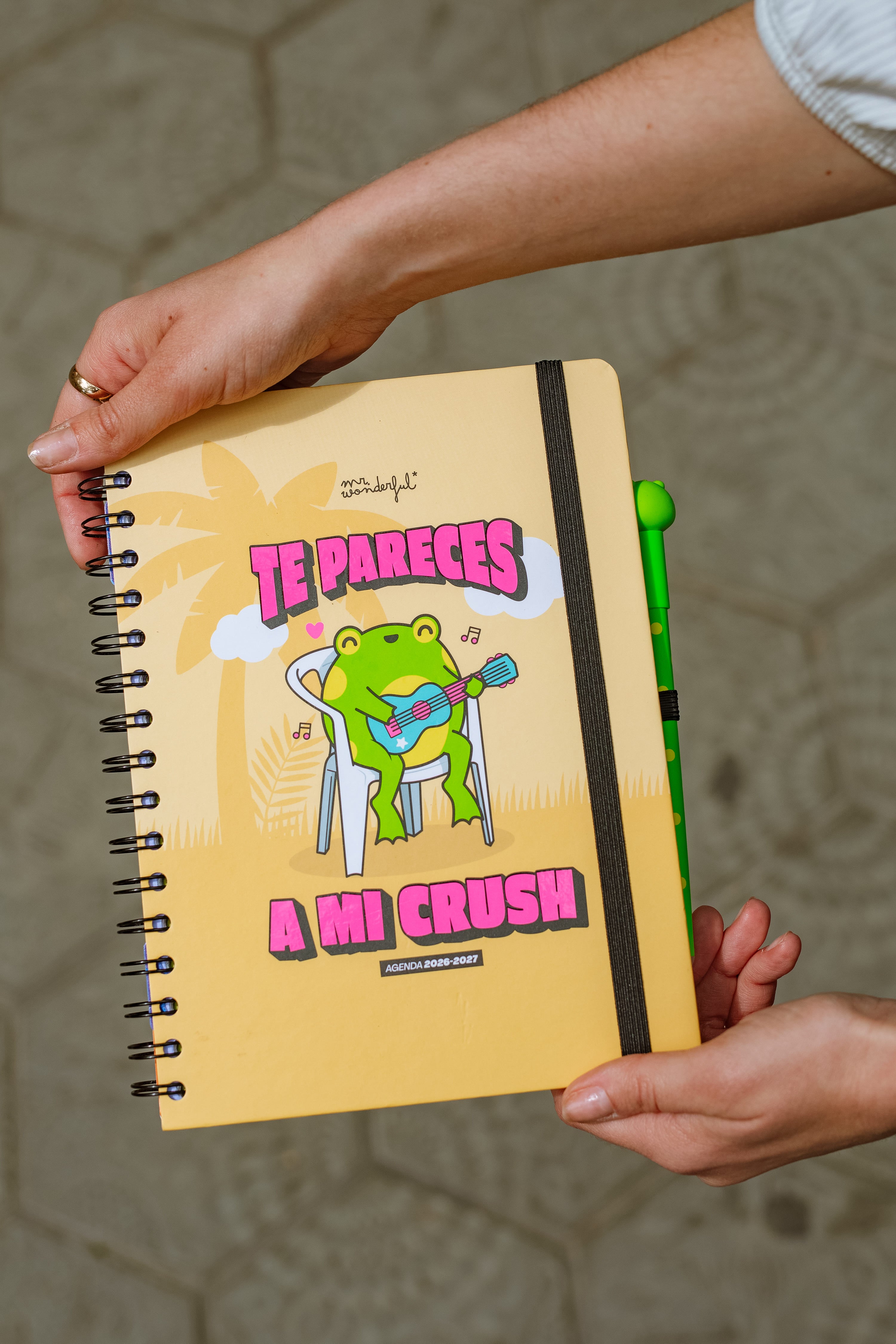 Agenda Mr. Wonderful 2026-27 Semanal - Te pareces a mi crush