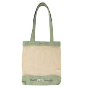 Bolsa de la compra plegable con mensaje Mr. wonderful - Plastic is not fantastic