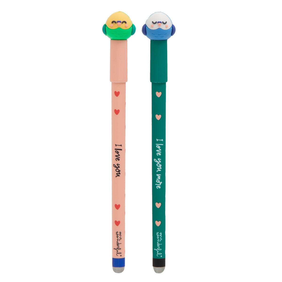 Set de 2 Bolis Borrables Bo-Bo para parejas - I love you more