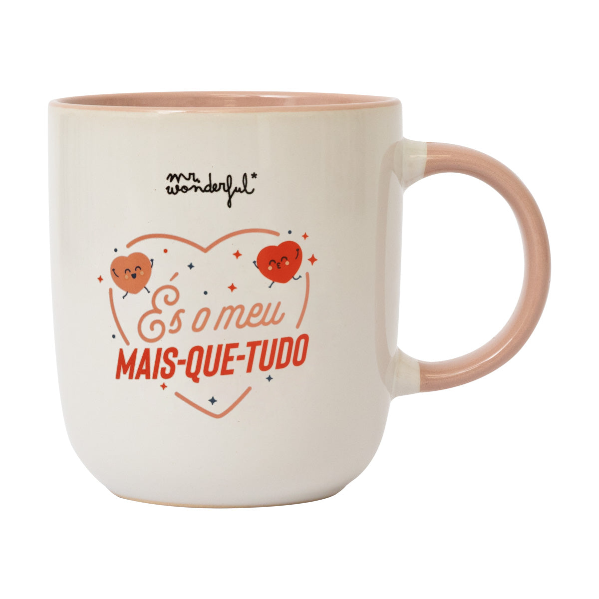 Caneca com mensagem de amor Mr. Wonderful - És o meu mais-que-tudo