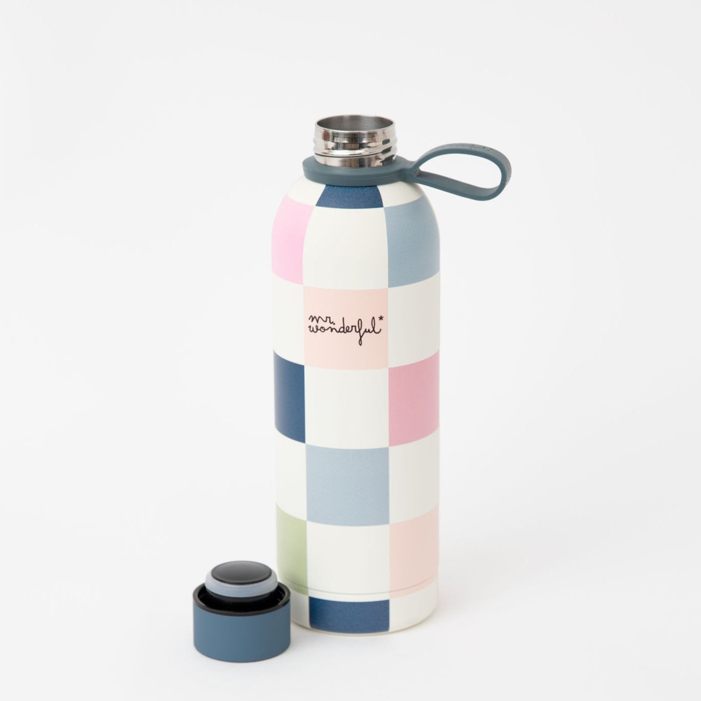 Botella térmica de 500ml - Checkered print