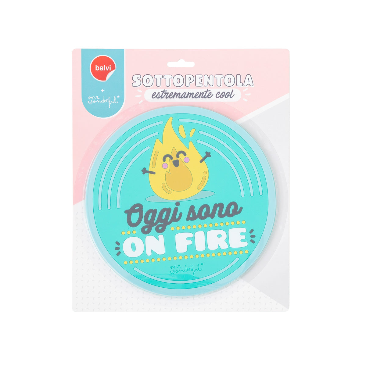 Dessous-de-plat - Aujourd'hui, je suis en feu