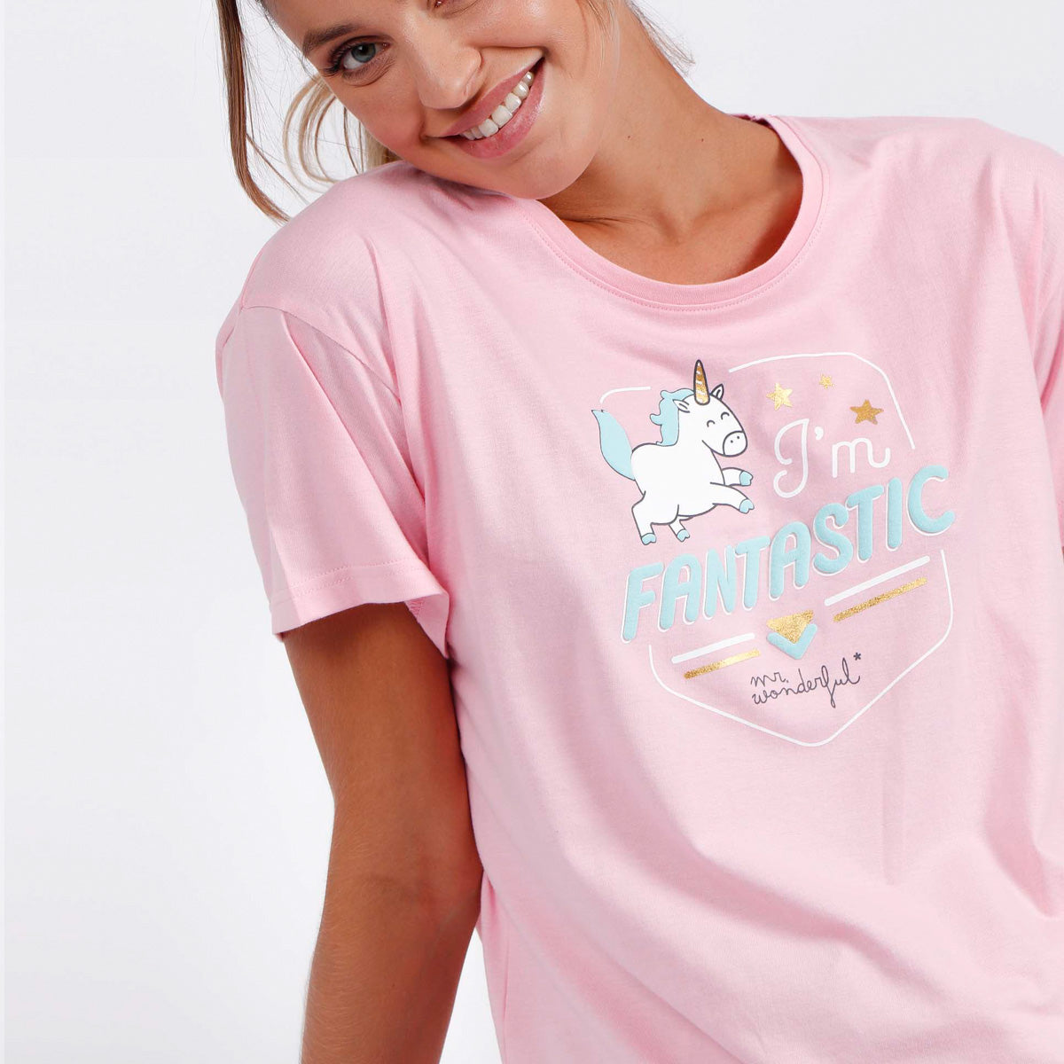 Pijama niña manga corta T 8 - I'm fantastic