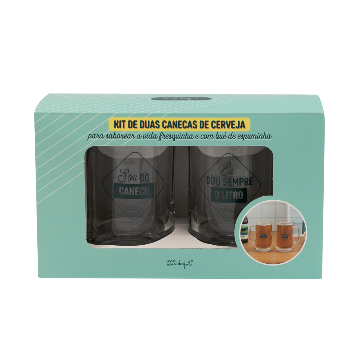 Kit de duas latas de cerveja para saborear a vida fresca e a espuma bué 