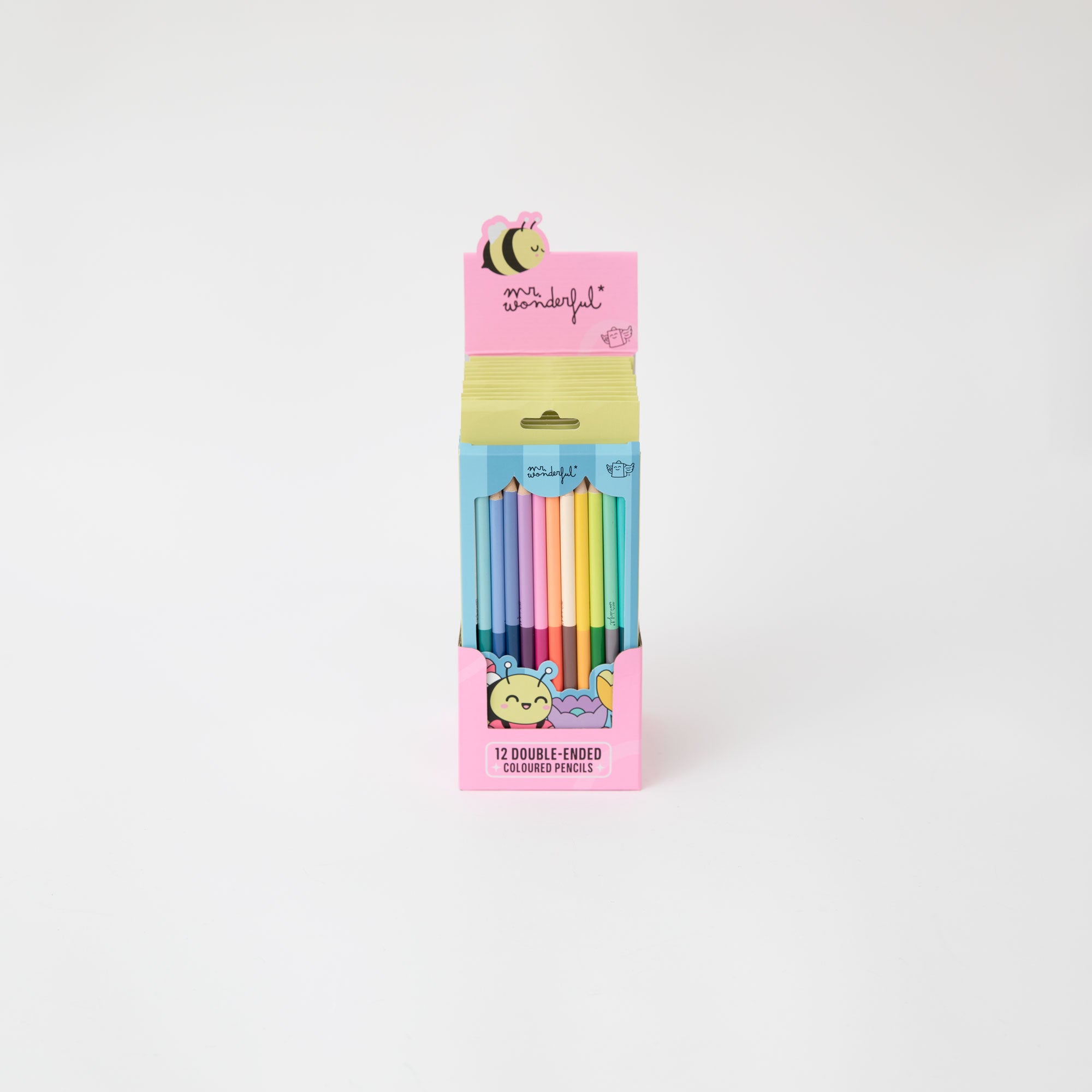 12 Lápices de colores de doble punta – ¡El doble de color para el triple de diversión!