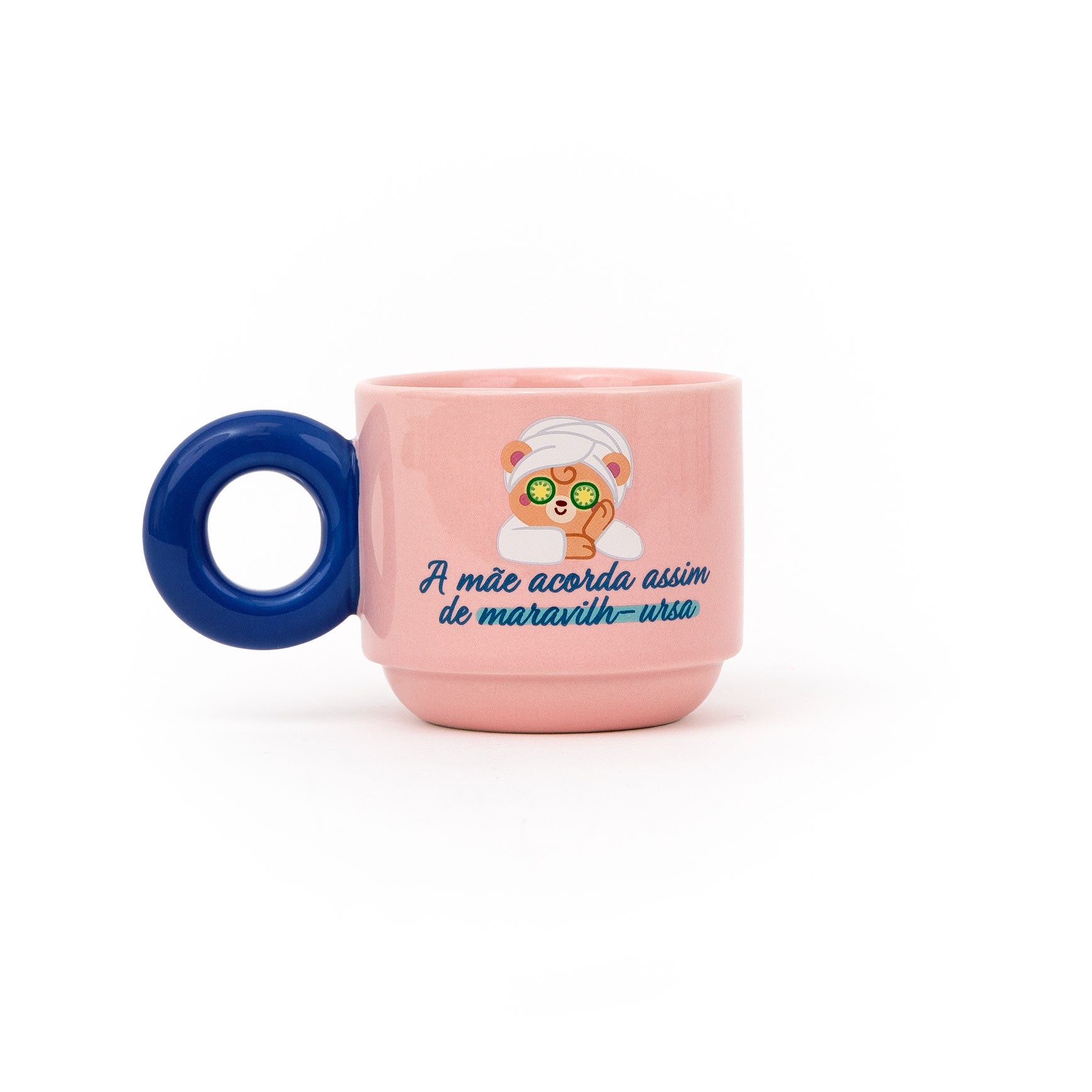 Caneca empilhável - A mãe acorda assim de maravilh-ursa
