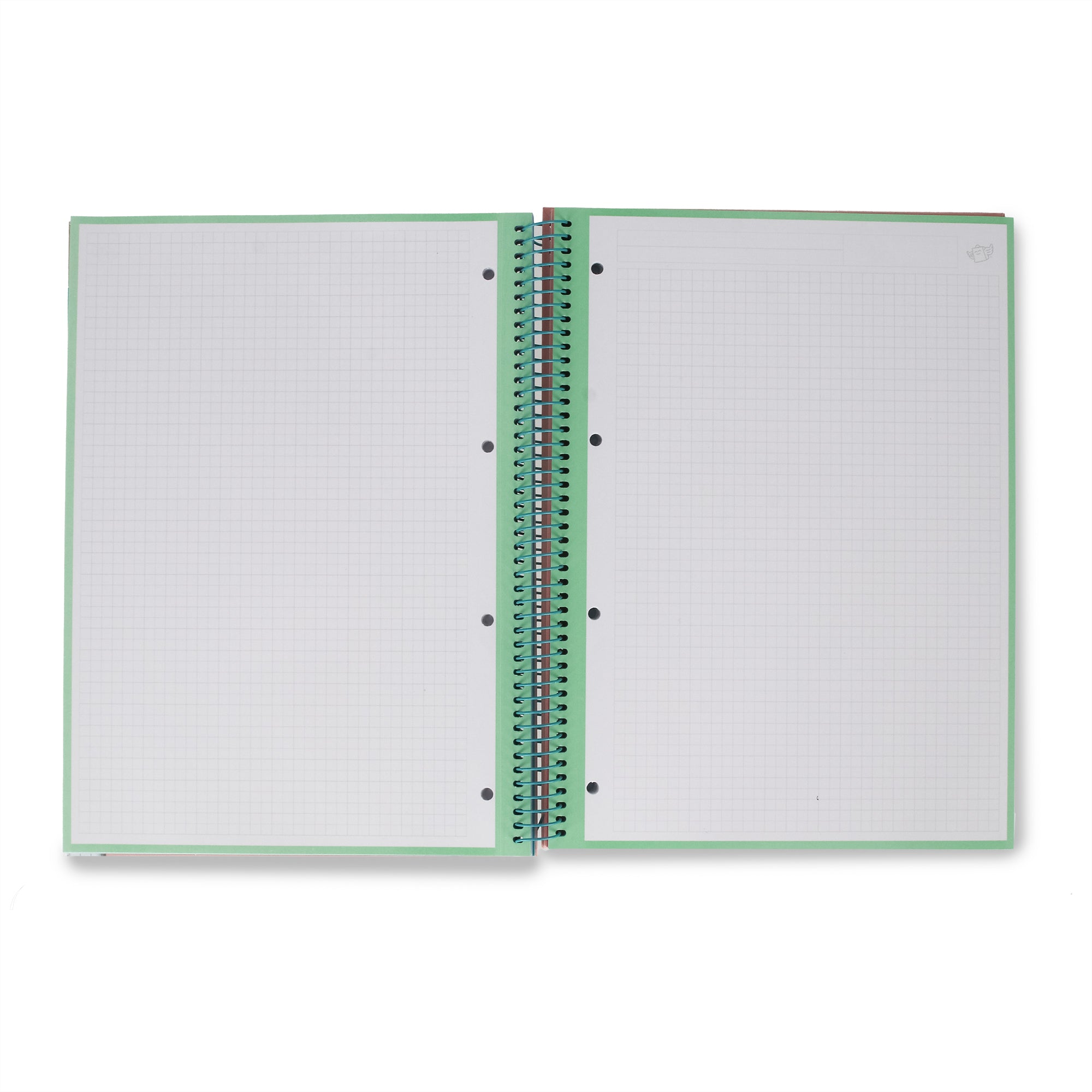 Libreta A4 rosa 120 sheets - Grid paper and micro-perforated