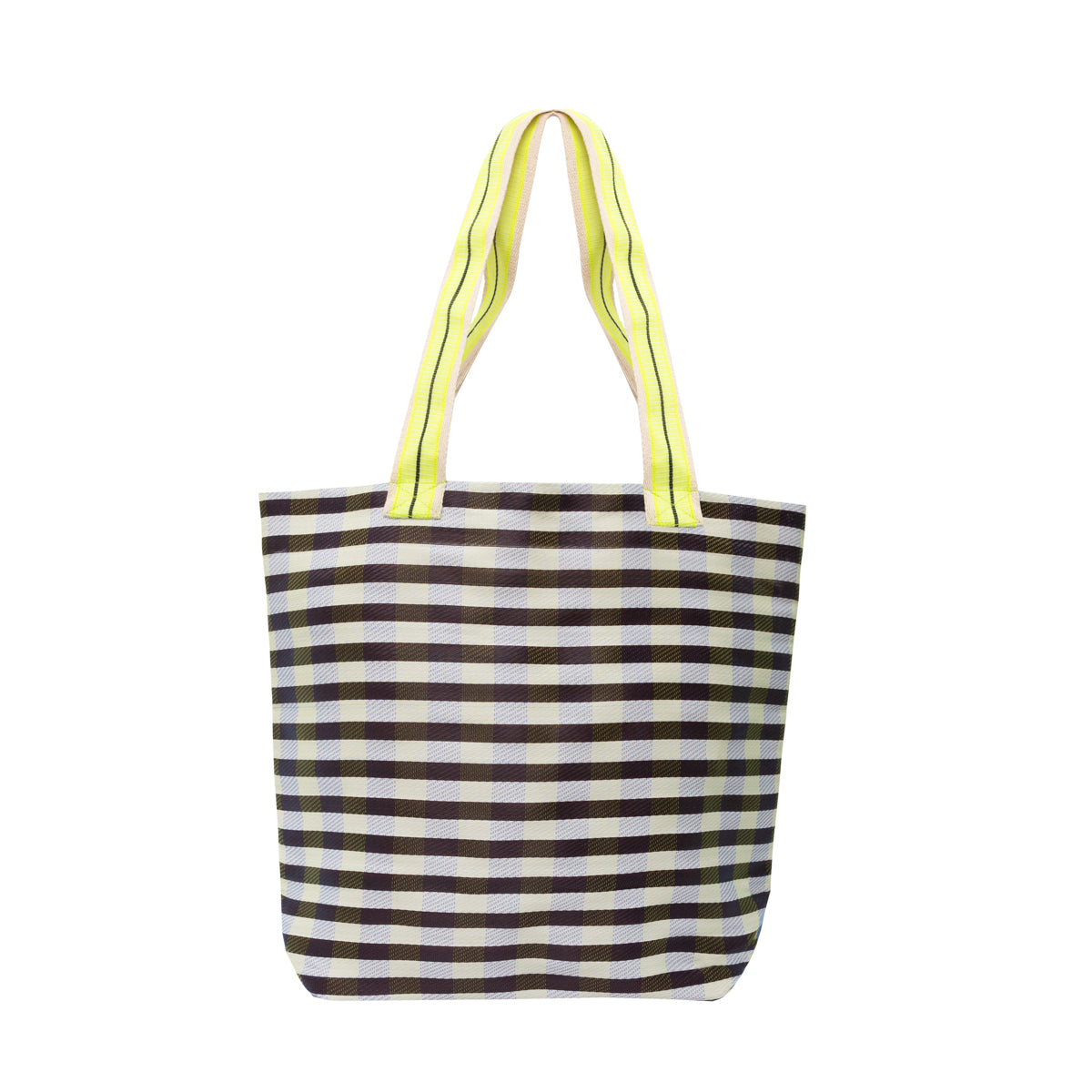 Stripe pattern bag - Black and white