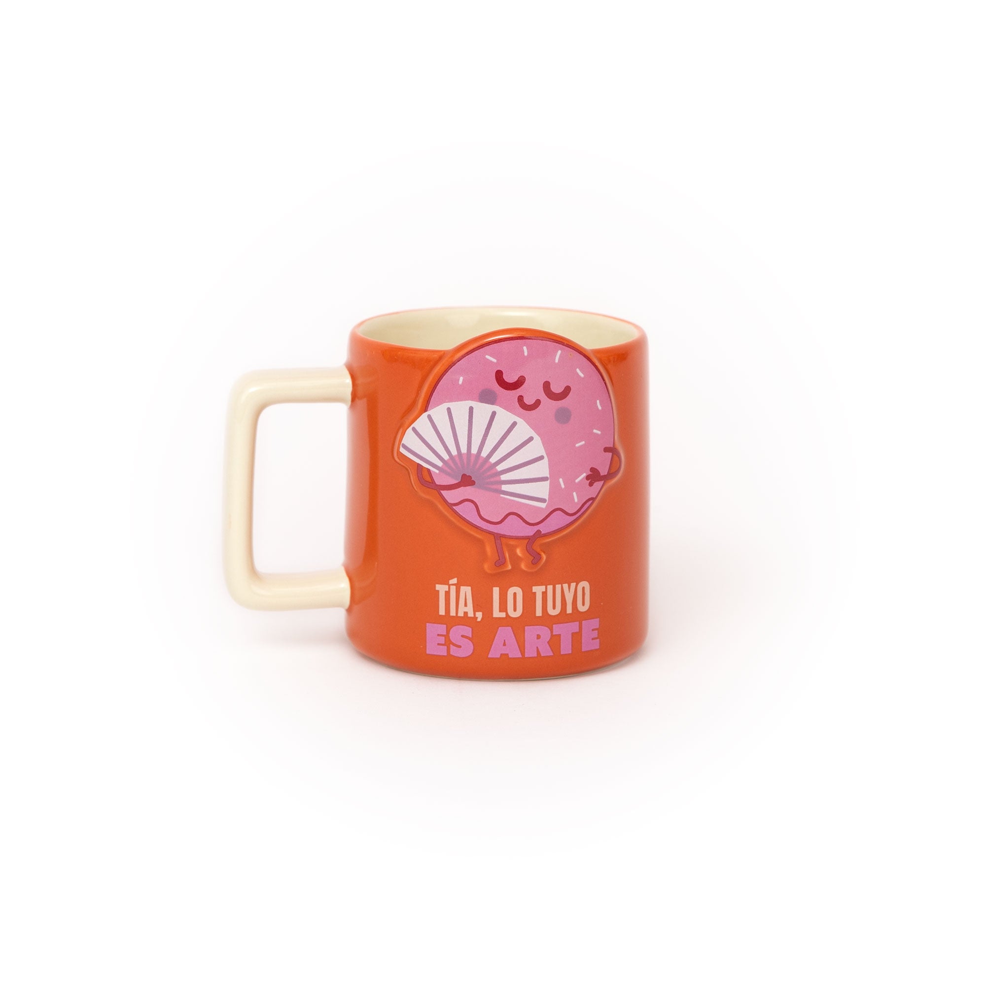 Taza 3D rosquilla - Tía, lo tuyo es arte