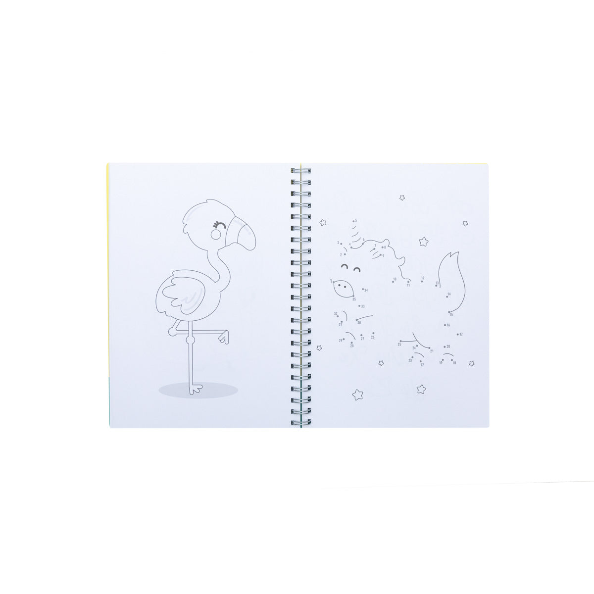 Livro de colorir + canetas - Sorrisos e núcleos para pequenos pintores 