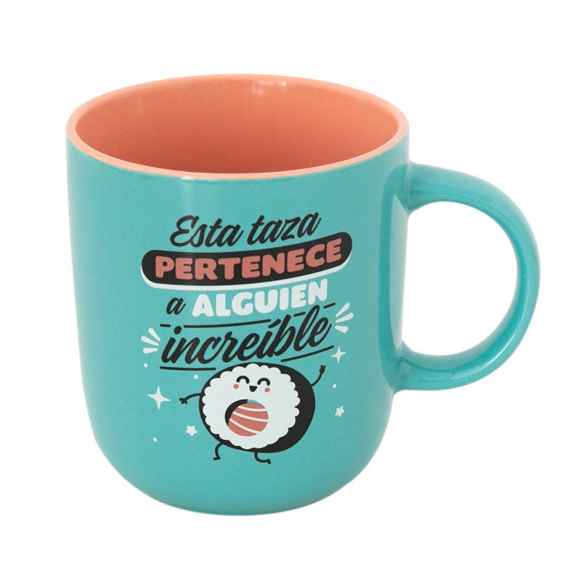 Taza con mensaje Mr. Wonderful oferta - Esta taza pertenece a alguien increíble