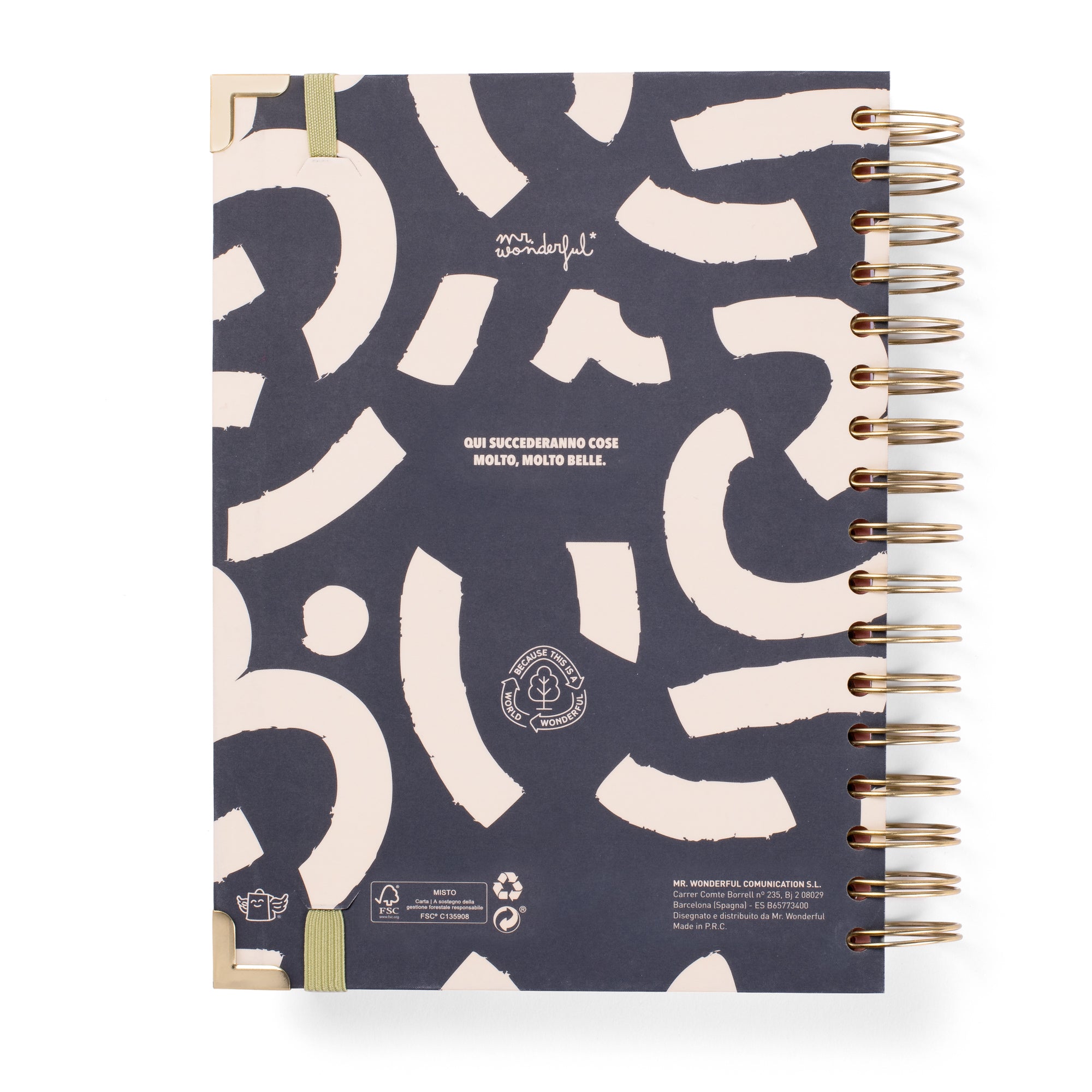 Set di Diario scolastico Office 2025-26 Giornaliero + penna - Tutto ok, tutto giusto