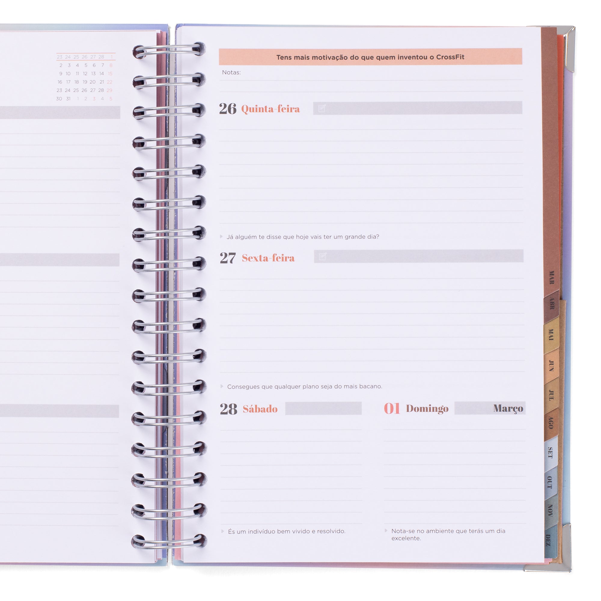Agenda de Escritório 2025-26 Semanal 18 meses - Viver com estilo 