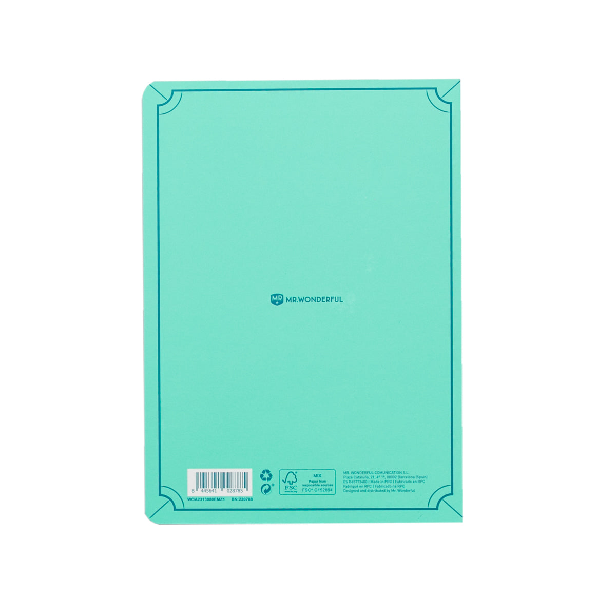Blue A5 notebook - So many great ideas