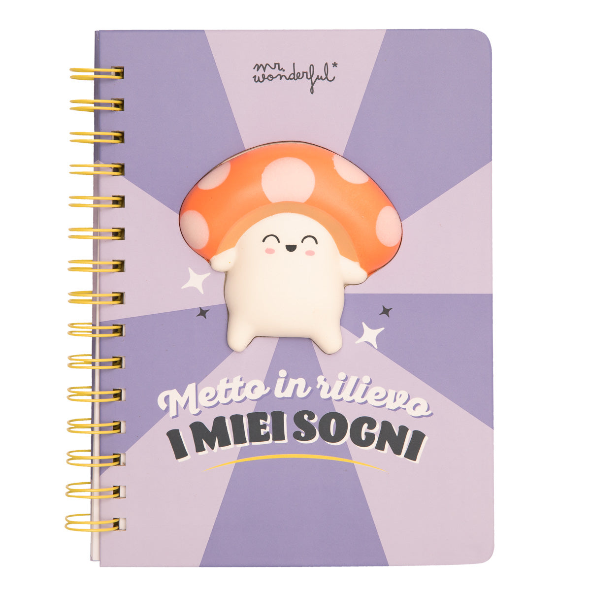 Quaderno A5 3D squishy - Metto in rilievo i miei sogni