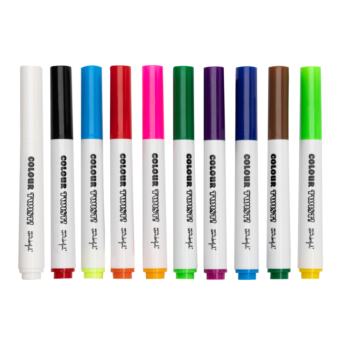 Canetas marcadoras que mudam de cor - Color twist!. 