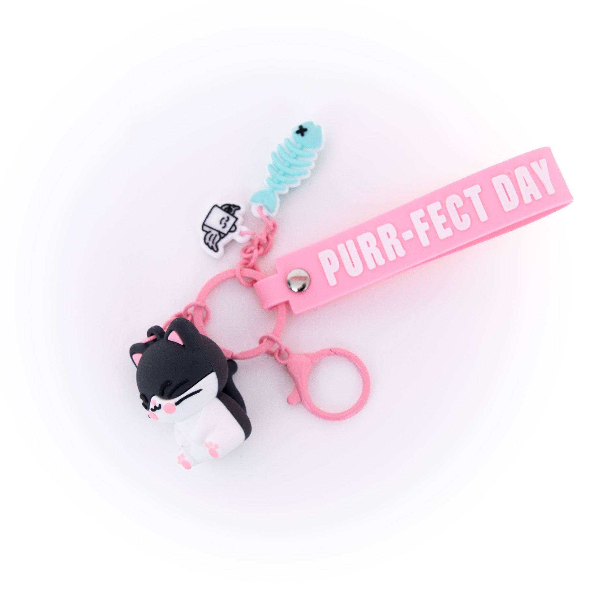 Llavero con colgante Gato - Purr-fect day | Mr.Wonderful