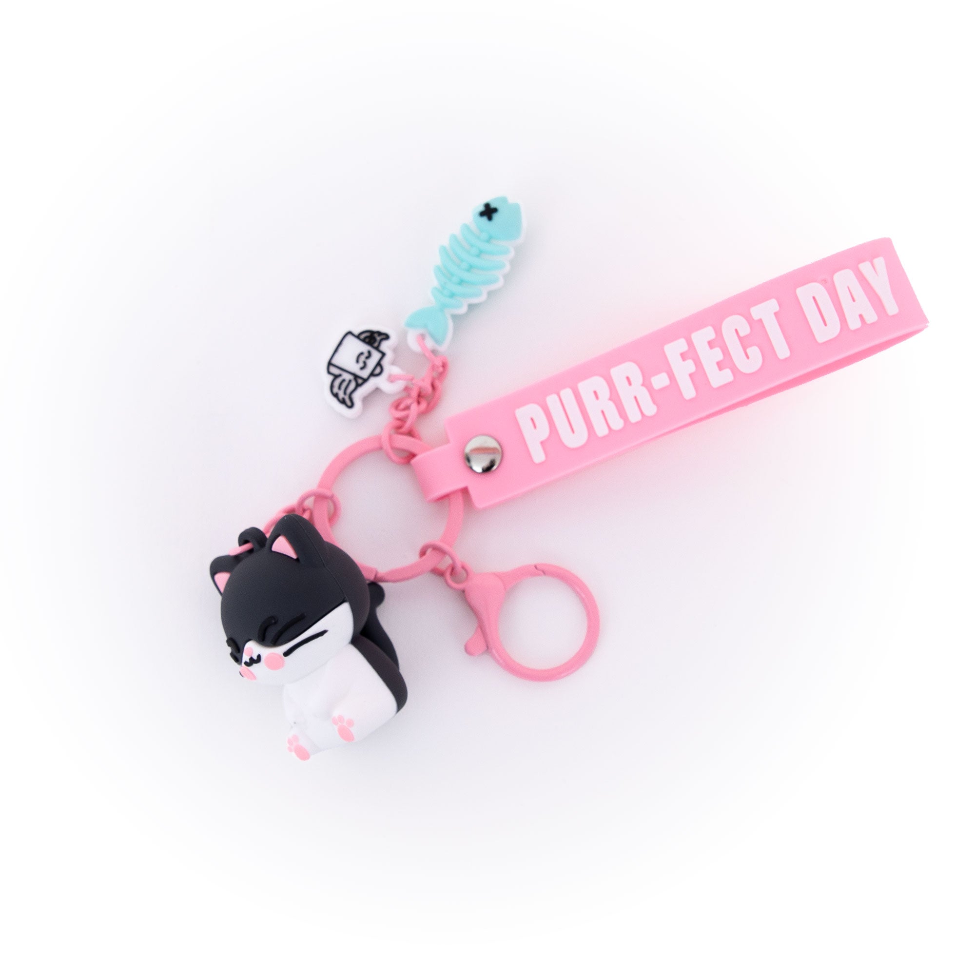 Llavero con colgante Gato - Purr-fect day | Mr.Wonderful