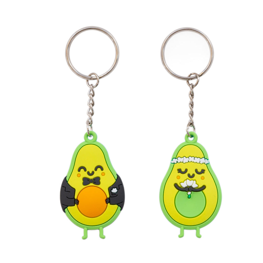 Set de 2 llaveros de boda - Aguacate Mr. Wonderful
