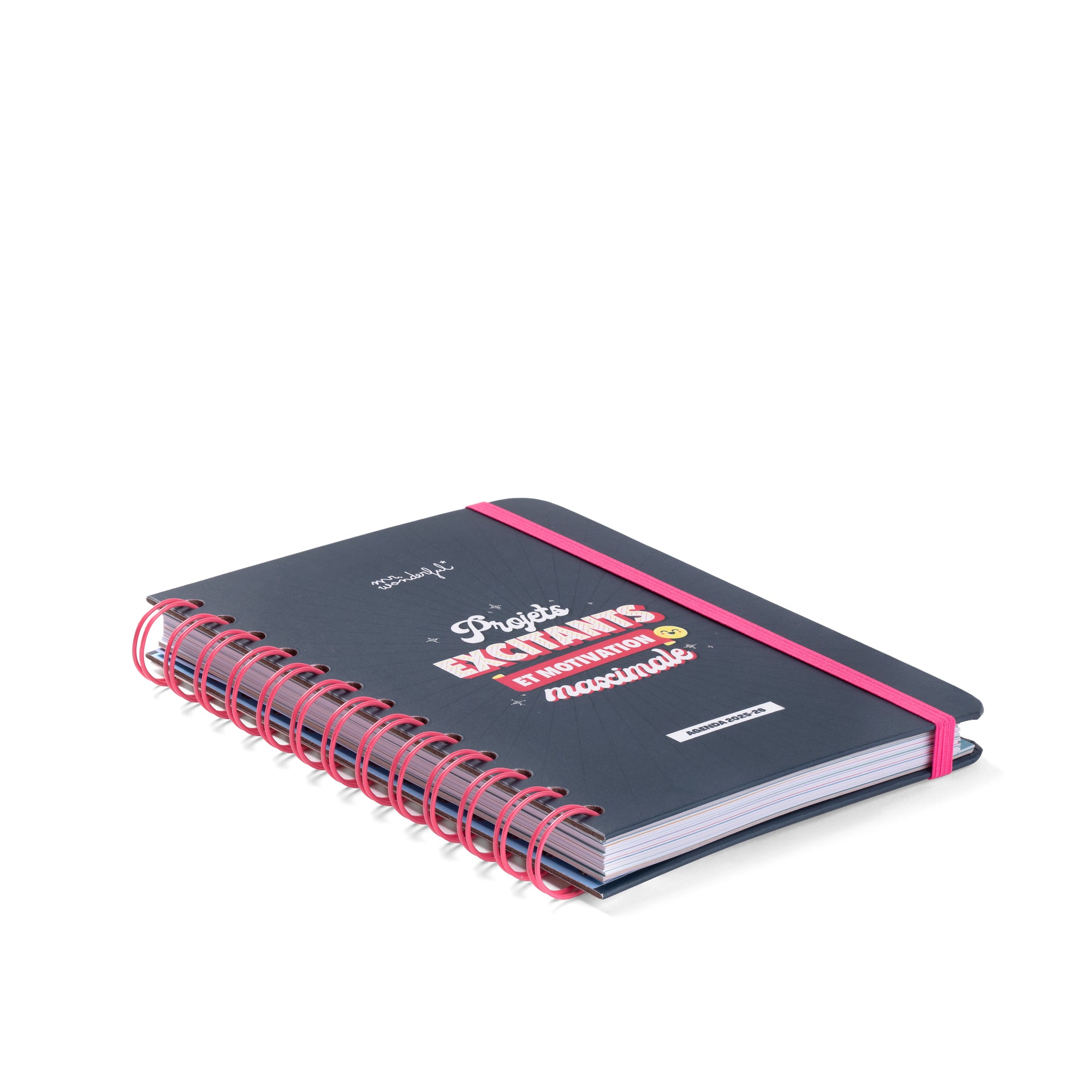 Agenda Wonder petit format 2025-26 Semainier - Projets passionnants et motivation maximale 