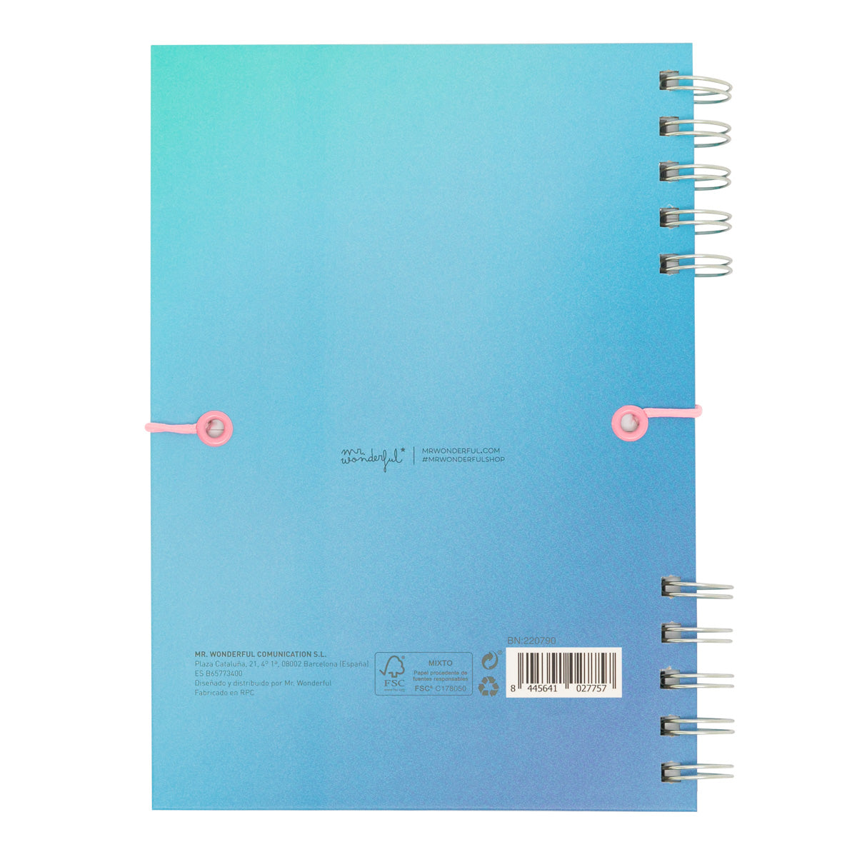 Libreta A5 azul - Todo lo que voy a conseguir