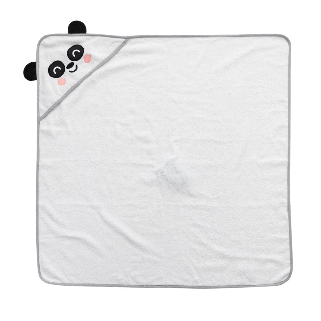 Toalla con capucha para bebés Mr. Wonderful para baños la mar de divertidos - Oso panda