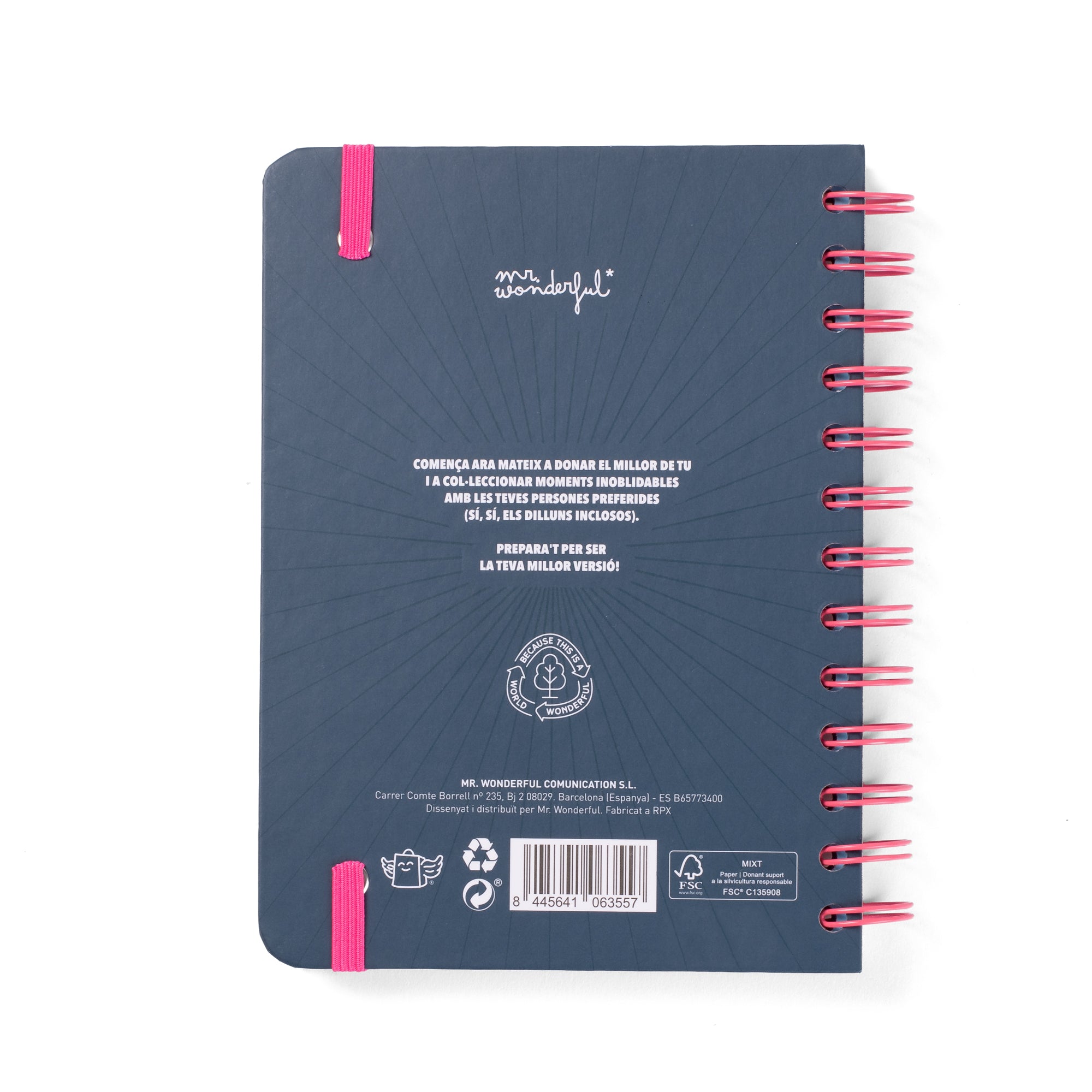 Agenda Wonder petita 2025-26 Setmanal - Grans plans, il·lusions i bones vibracions