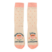 Calzini con messagio per mamme Mr. Wonderful Festa della Mamma Taglia 39-41 - Questa mamma è uno spasso. È divina a ogni passo!