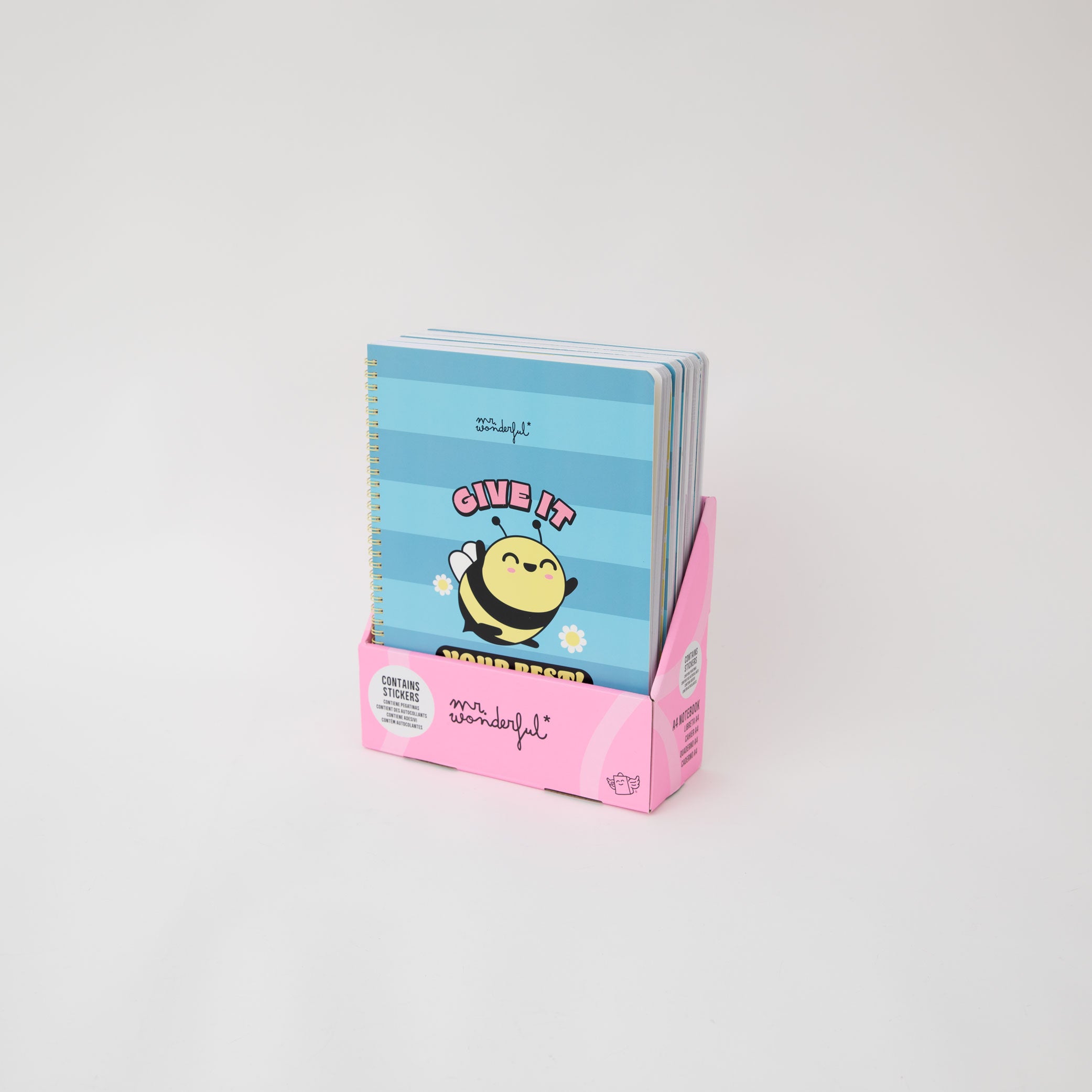 Carnet A4 Bee - Donnez le meilleur de vous-même !