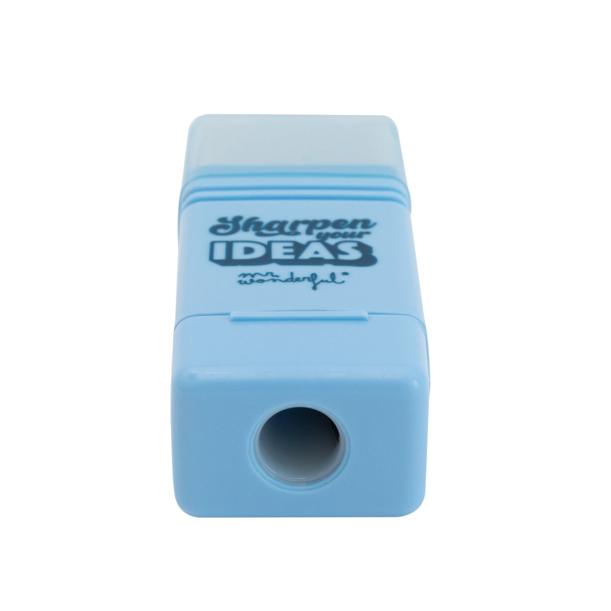 Eraser with pencil sharpener - Sharpen your ideas.
