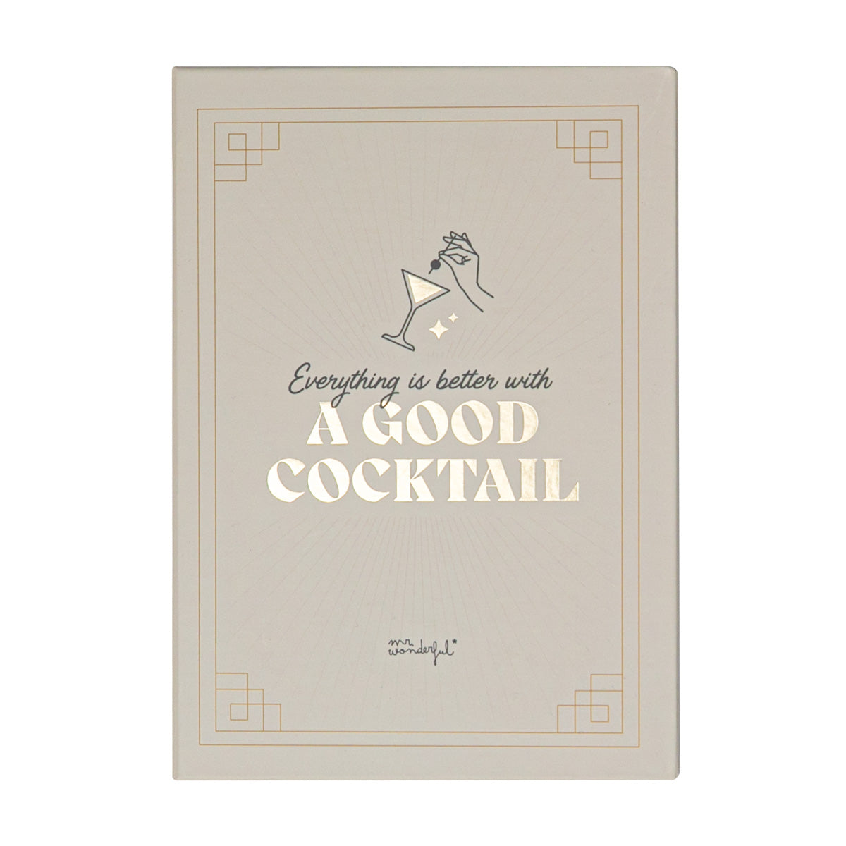 Cocktail kit for a party to remember