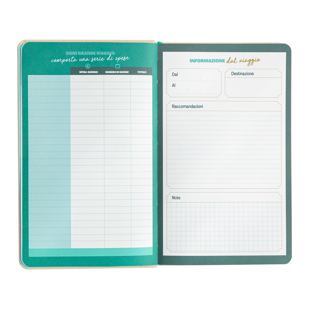Planner da viaggio - Un viaggio indimenticabile comincia da qui