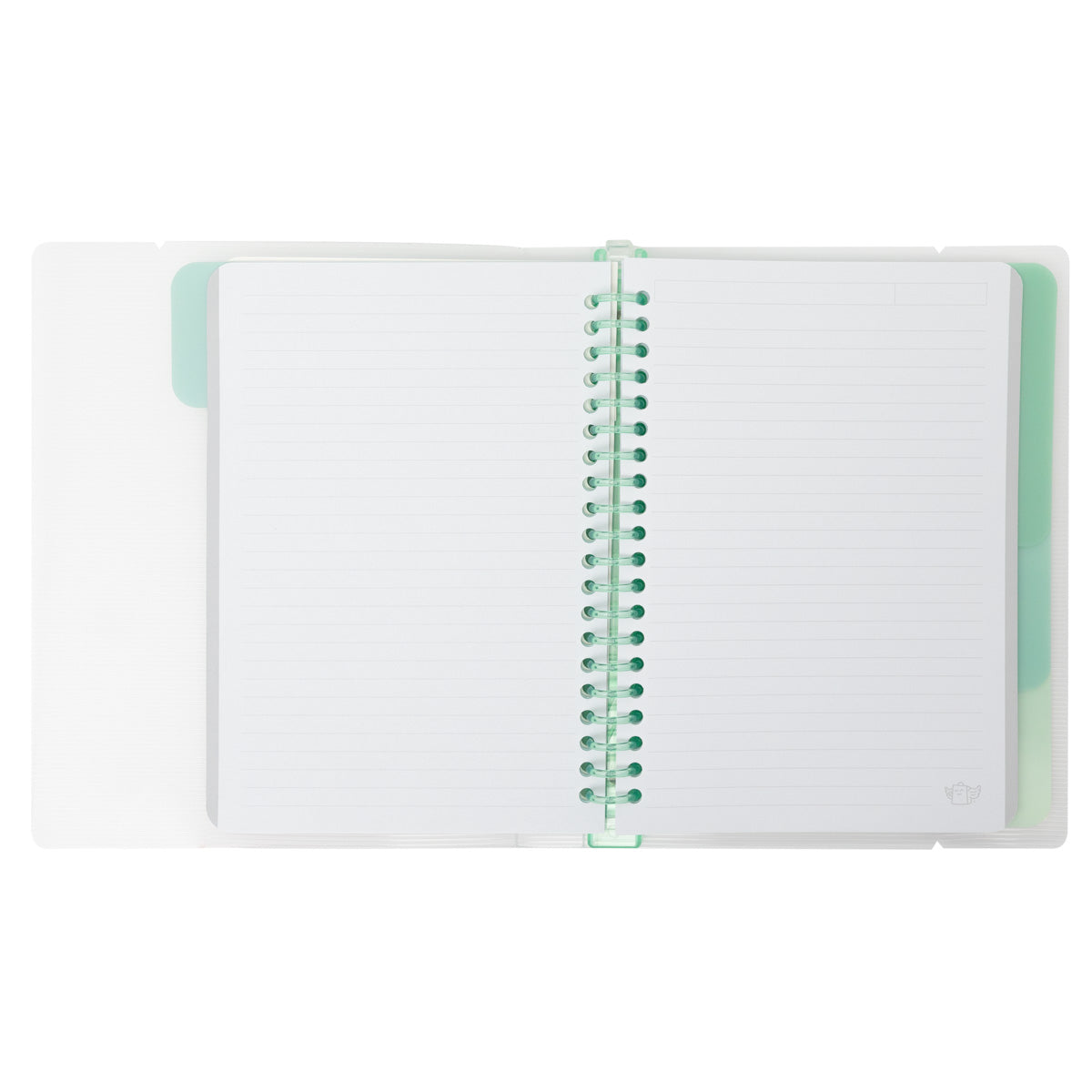 Clear A5 notebook - Life is beautiful, cheerful, colourful, wonderful